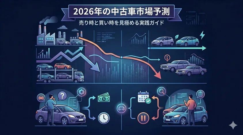 2026年の中古車市場予測｜売り時と買い時を見極める実践ガイド